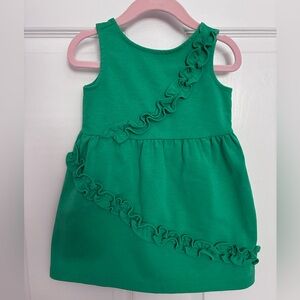 Janie and Jack 18-24M green tank dress